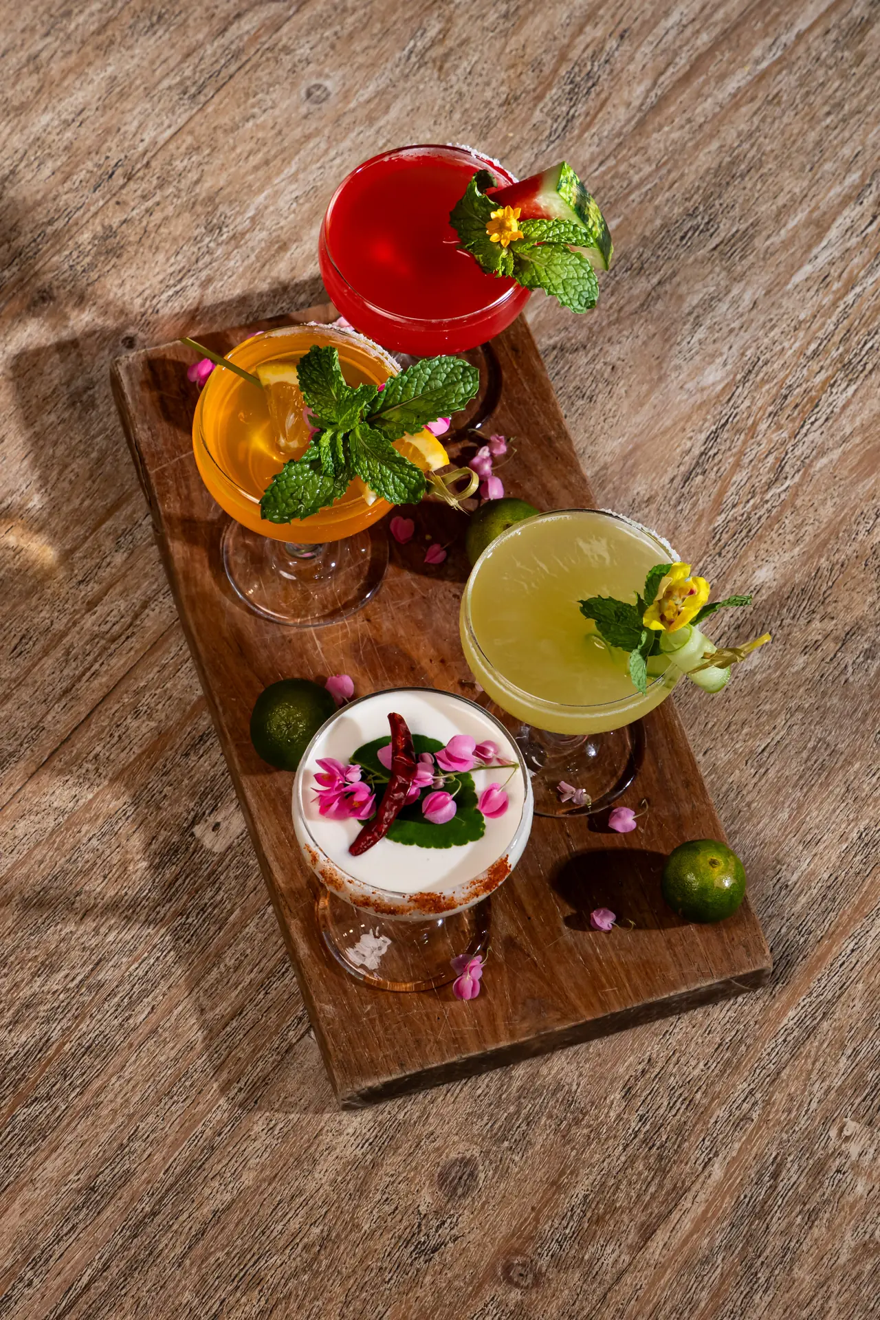 Signature-Sundowner-Cocktails an der Beach Bar